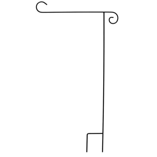 Wrought Iron Flag Stand