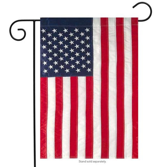 Embroidered American Garden Flag