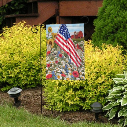 America the Beautiful Garden Flag