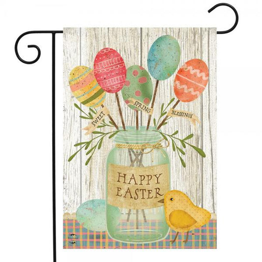 Spring Egg Bouquet Garden Flag