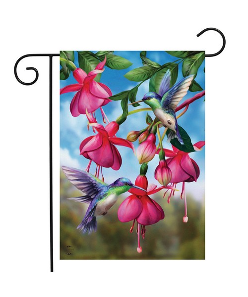 Flight of Hummingbird Garden Flag