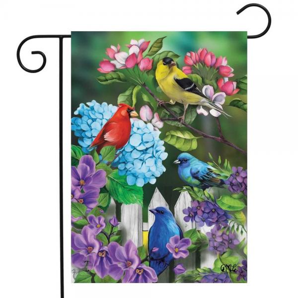 Feathered Friends Garden Flag