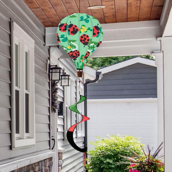 Ladybug Hot Air Balloon Wind Twister