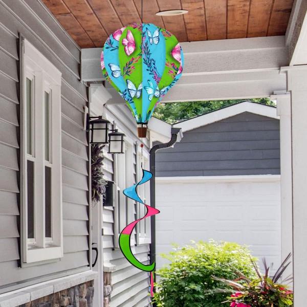 Butterfly Hot Air Balloon Wind Twister