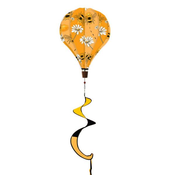 Bumblebee Hot Air Balloon Wind Twister