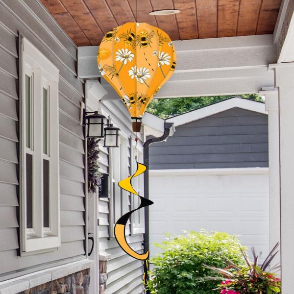 Bumblebee Hot Air Balloon Wind Twister