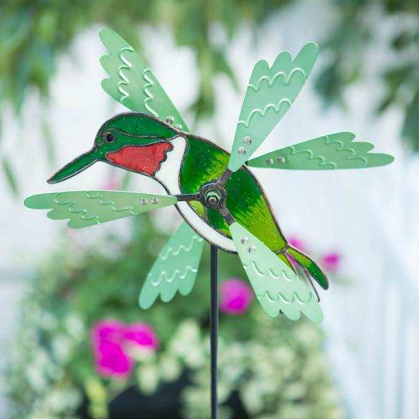 Dual-Motion Hummingbird Pinwheel