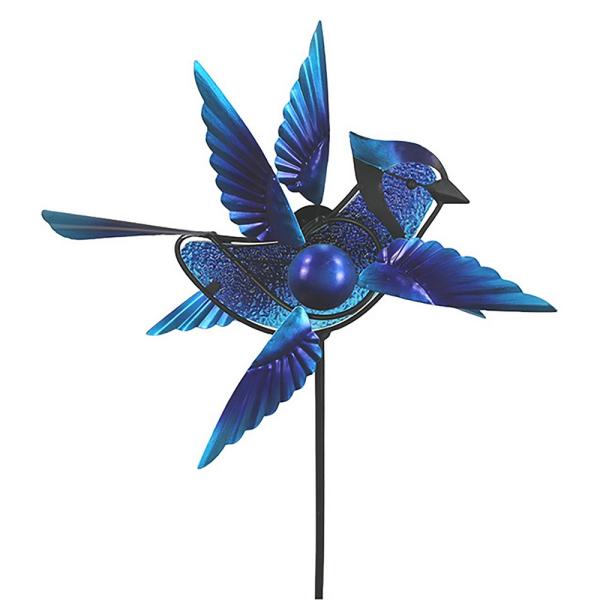 Blue Jay Dual Motion Wind Pinwheel