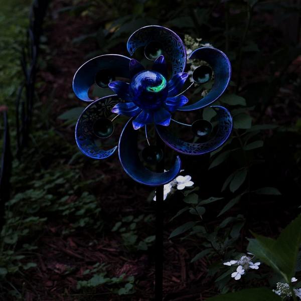 Blue Glow in the Dark Pinwheel