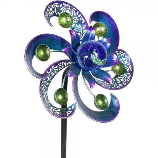 Blue Glow in the Dark Pinwheel