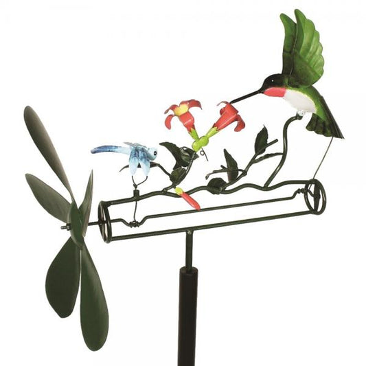 Hummingbird & Dragonfly Whirligig