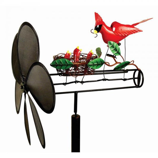 Cardinal Nest Whirligig