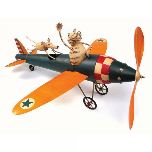 Cat Aviator Whirligig