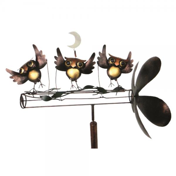 Dancing Owls Whirligig