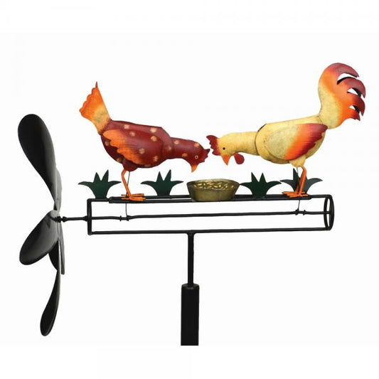 Pecking Chickens Whirligig