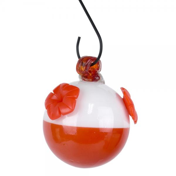 Glass Hummingbird Feeder