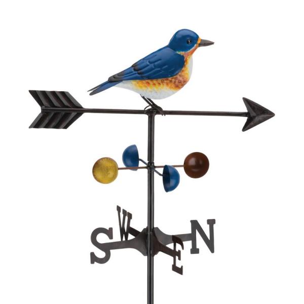 Blue Bird Weathervane Stake