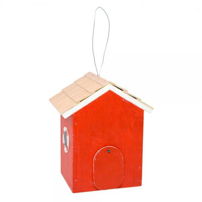 Nautical Red Birdhouse