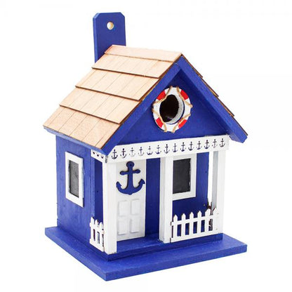 Blue Nautical Birdhouse