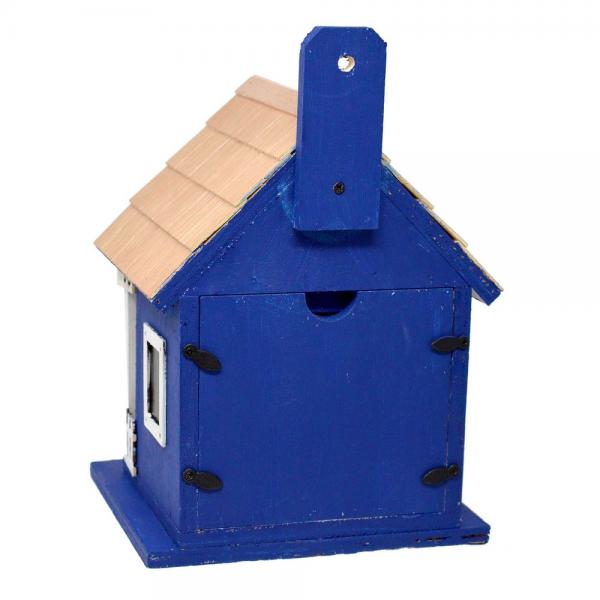 Blue Nautical Birdhouse