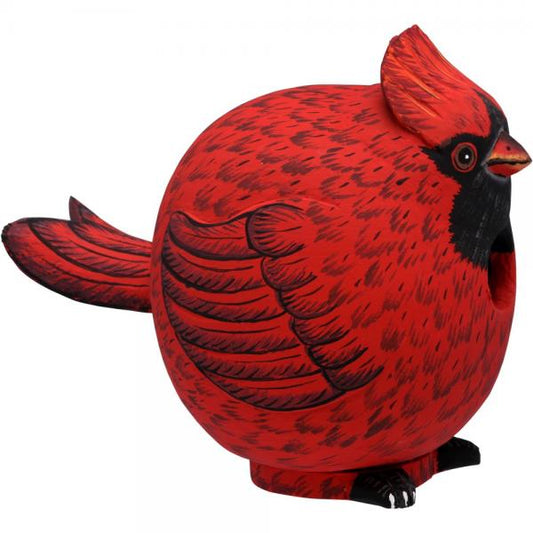 Chunky Cardinal Bird House