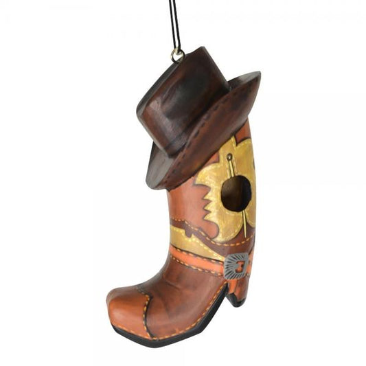 Country Hat and Boot Bird House