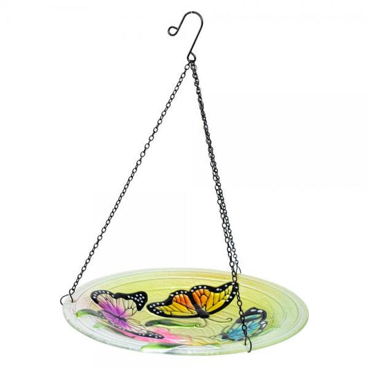 Butterfly Hanging Bird Bath 13"