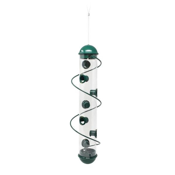 17 in. Green Spiral Sunflower Feeder