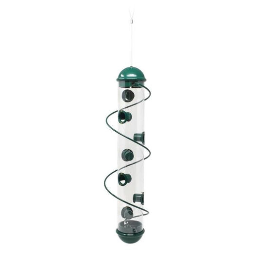 17 in. Green Spiral Sunflower Feeder