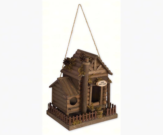 Log Cabin Bird House